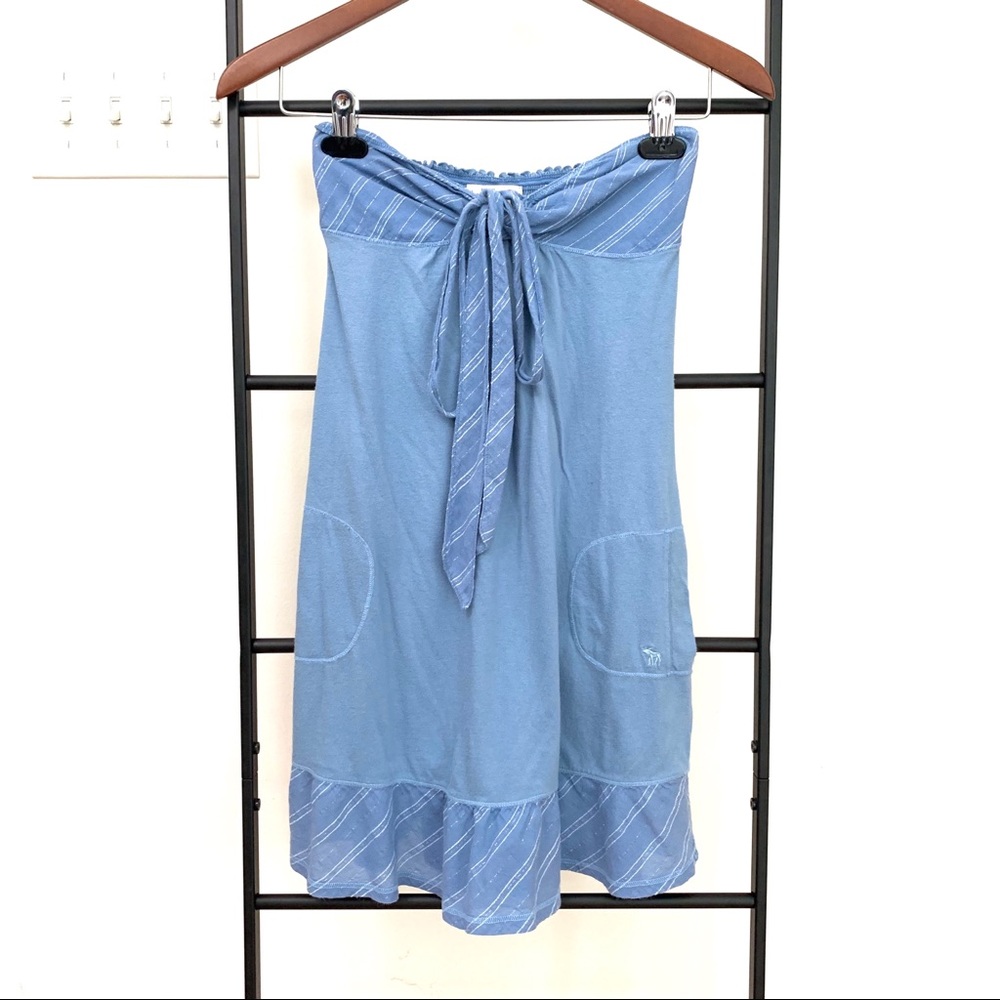 Abercrombie & Fitch Bandeau Halter Dress w Pockets - Picture 7 of 15